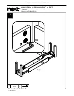 Предварительный просмотр 7 страницы Next MALVERN CREAM 719236 Assembly Instructions Manual