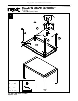 Предварительный просмотр 9 страницы Next MALVERN CREAM 719236 Assembly Instructions Manual