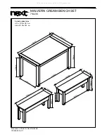 Предварительный просмотр 10 страницы Next MALVERN CREAM 719236 Assembly Instructions Manual