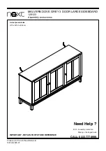 Next MALVERN DOVE 129123 Assembly Instructions Manual предпросмотр