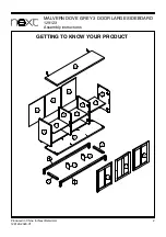 Предварительный просмотр 3 страницы Next MALVERN DOVE 129123 Assembly Instructions Manual