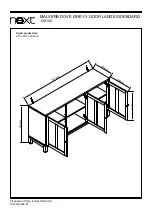 Предварительный просмотр 16 страницы Next MALVERN DOVE 129123 Assembly Instructions Manual