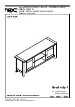 Preview for 1 page of Next MALVERN DOVE 208000 Assembly Instructions Manual