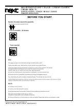 Preview for 2 page of Next MALVERN DOVE 208000 Assembly Instructions Manual