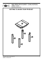 Preview for 3 page of Next MALVERN DOVE 474539 Assembly Instructions Manual