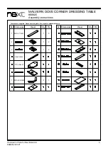 Preview for 4 page of Next MALVERN DOVE CORNER 868825 Assembly Instructions Manual