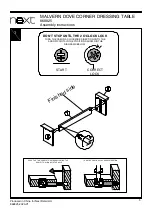 Preview for 6 page of Next MALVERN DOVE CORNER 868825 Assembly Instructions Manual