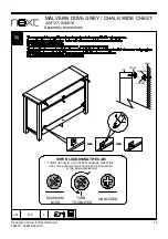 Preview for 17 page of Next MALVERN DOVE GREY 428137 Assembly Instructions Manual