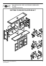 Предварительный просмотр 3 страницы Next MALVERN DOVE GREY A77425 Assembly Instructions Manual