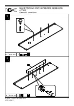 Предварительный просмотр 7 страницы Next MALVERN DOVE GREY A77425 Assembly Instructions Manual