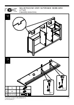 Предварительный просмотр 14 страницы Next MALVERN DOVE GREY A77425 Assembly Instructions Manual