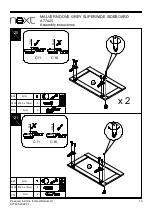 Предварительный просмотр 18 страницы Next MALVERN DOVE GREY A77425 Assembly Instructions Manual