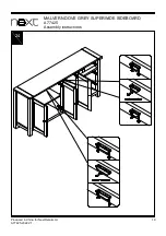 Предварительный просмотр 21 страницы Next MALVERN DOVE GREY A77425 Assembly Instructions Manual