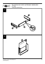 Предварительный просмотр 22 страницы Next MALVERN DOVE GREY A77425 Assembly Instructions Manual