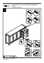 Предварительный просмотр 28 страницы Next MALVERN DOVE GREY A77425 Assembly Instructions Manual