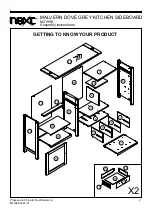 Preview for 3 page of Next MALVERN DOVE GREY M21998 Assembly Instructions Manual