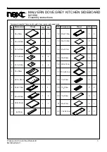 Preview for 4 page of Next MALVERN DOVE GREY M21998 Assembly Instructions Manual