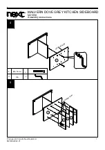 Preview for 9 page of Next MALVERN DOVE GREY M21998 Assembly Instructions Manual