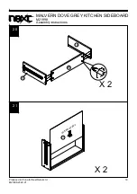 Preview for 20 page of Next MALVERN DOVE GREY M21998 Assembly Instructions Manual