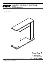 Next MALVERN DOVE GREY SURROUND Assembly Instructions Manual preview