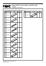 Preview for 4 page of Next MALVERN DOVE GREY SURROUND Assembly Instructions Manual