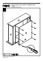 Preview for 10 page of Next MALVERN DOVE GREY SURROUND Assembly Instructions Manual