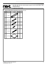 Предварительный просмотр 4 страницы Next MALVERN GREY SQUARE TO RECTANGLE DINING TABLE 190699 Assembly Instructions Manual