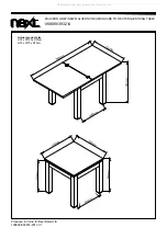 Предварительный просмотр 12 страницы Next MALVERN GREY SQUARE TO RECTANGLE DINING TABLE 190699 Assembly Instructions Manual