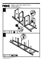 Preview for 11 page of Next MALVERN LADDER DESK Assembly Instructions Manual