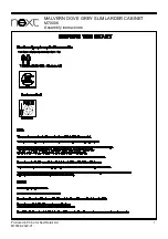 Preview for 2 page of Next MALVERN M70006 Assembly Instructions Manual