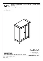 Предварительный просмотр 1 страницы Next MALVERN T10400 Assembly Instructions Manual