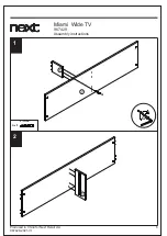 Предварительный просмотр 8 страницы Next Miami Wide 967429 Assembly Instructions Manual