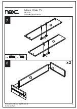 Предварительный просмотр 11 страницы Next Miami Wide 967429 Assembly Instructions Manual