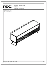 Предварительный просмотр 14 страницы Next Miami Wide 967429 Assembly Instructions Manual