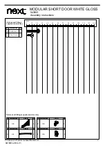 Предварительный просмотр 4 страницы Next MODULAR 941983 Assembly Instructions Manual