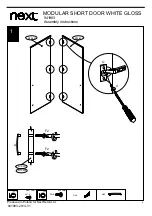 Предварительный просмотр 5 страницы Next MODULAR 941983 Assembly Instructions Manual