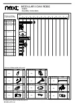 Предварительный просмотр 5 страницы Next MODULAR II OAK ROBE 903459 Assembly Instructions Manual