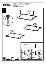 Предварительный просмотр 6 страницы Next MODULAR II OAK ROBE 903459 Assembly Instructions Manual