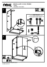 Предварительный просмотр 9 страницы Next MODULAR II OAK ROBE 903459 Assembly Instructions Manual