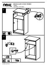 Предварительный просмотр 11 страницы Next MODULAR II OAK ROBE 903459 Assembly Instructions Manual