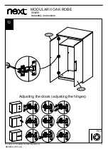 Предварительный просмотр 14 страницы Next MODULAR II OAK ROBE 903459 Assembly Instructions Manual