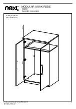 Предварительный просмотр 16 страницы Next MODULAR II OAK ROBE 903459 Assembly Instructions Manual