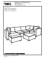 Next MONACO CORNER SOFA Assembly Instructions preview