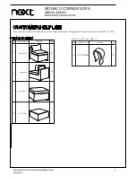 Preview for 4 page of Next MONACO CORNER SOFA Assembly Instructions