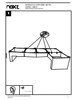 Preview for 5 page of Next MONACO CORNER SOFA Assembly Instructions