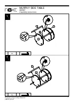 Предварительный просмотр 8 страницы Next MURPHY 665907 Assembly Instructions Manual