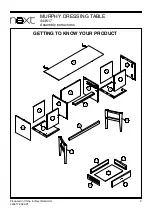 Предварительный просмотр 3 страницы Next MURPHY DRESSING TABLE 444617 Assembly Instructions Manual