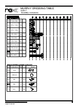 Предварительный просмотр 5 страницы Next MURPHY DRESSING TABLE 444617 Assembly Instructions Manual