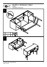 Предварительный просмотр 10 страницы Next MURPHY DRESSING TABLE 444617 Assembly Instructions Manual