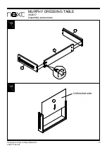 Предварительный просмотр 13 страницы Next MURPHY DRESSING TABLE 444617 Assembly Instructions Manual